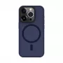 Connect Apple iPhone 15 Pro Capa Híbrida com Íman, PC+TPU, Azul