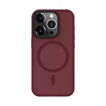 Connect Apple iPhone 15 Pro Capa Híbrida com Íman PC+TPU Ameixa