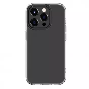 Connect Apple iPhone 15 Pro Capa de Silicone Militar à Prova de Choques Transparente