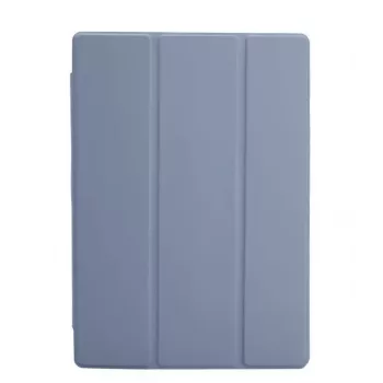 Connect Samsung Galaxy Tab A9 Capa para Tablet com Forro Interior em Imitação de Microfibra - Cinzento Lavanda