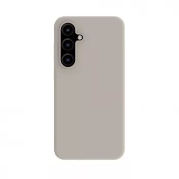 Evelatus Samsung Galaxy S24 Capa de silicone Premium Soft Touch prateada