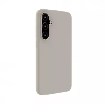 Evelatus Samsung Galaxy S24 Capa de silicone Premium Soft Touch prateada
