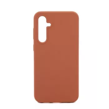 Evelatus Samsung Galaxy S24 Ultra Capa de silicone Premium Soft Touch castanha