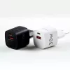 Evelatus Carregador EU 30W Max USB-A e USB-C branco
