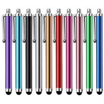 iLike PS1 Caneta stylus capacitiva universal (10,5 cm) para smartphone e tablet PC roxa