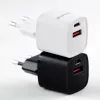 Evelatus Carregador EU 30W Max USB-A e USB-C preto