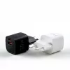 Evelatus Carregador EU 30W Max USB-A e USB-C preto