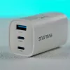 Evelatus Carregador rápido 65W Max CN USB-C1/USB-C1/USB-A branco
