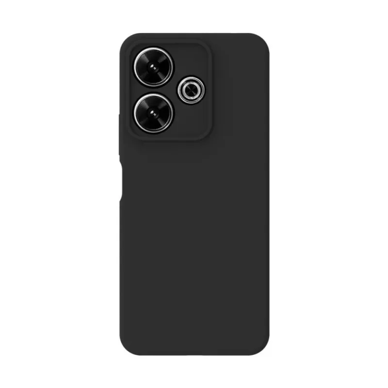 Connect Xiaomi Poco X6 Pro Capa de silicone Soft Touch de qualidade premium preta
