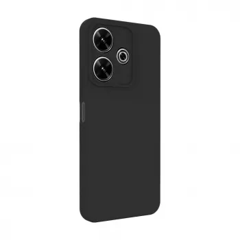 Connect Xiaomi Poco X6 Pro Capa de silicone Soft Touch de qualidade premium preta