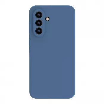 Connect Samsung Galaxy A35 5G Capa de silicone Soft Touch de qualidade premium azul meia-noite