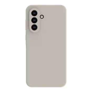 Connect Samsung Galaxy A35 5G Capa de silicone Soft Touch de qualidade premium prateada