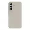 Connect Samsung Galaxy A55 5G Capa de silicone Soft Touch de qualidade premium prateada