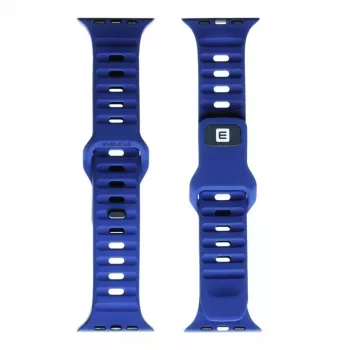 Evelatus Watch 42/44/45 Sport Silicone Loop Azul-escuro