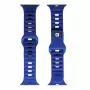 Evelatus Watch 42/44/45 Sport Silicone Loop Azul-escuro
