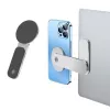 iLike Universal P65 Suporte Magnético Lateral Fixo para Monitor em Alumínio para Smartphone Prateado