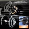 iLike C61 Fixação Universal com Parafuso de Ventilação em Metal Anel Magnético Magsafe Tamanho Smartphone Suporte Ajustável Preto