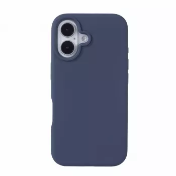 Evelatus Capa de Silicone Soft Touch MagSafe Premium para Apple iPhone 16 Azul Meia-Noite