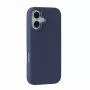 Evelatus Capa de Silicone Soft Touch MagSafe Premium para Apple iPhone 16 Azul Meia-Noite