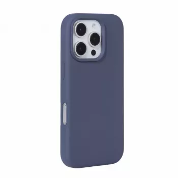 Evelatus Capa de Silicone Soft Touch MagSafe Premium para Apple iPhone 16 Pro Azul Meia-Noite
