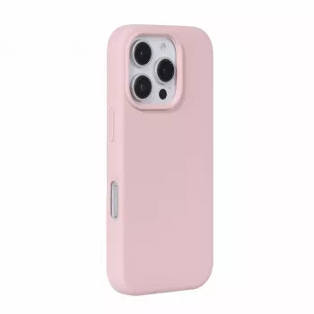 Evelatus Capa de Silicone Soft Touch MagSafe Premium para Apple iPhone 16 Pro Rosa Areia