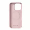 Evelatus Capa de Silicone Soft Touch MagSafe Premium para Apple iPhone 16 Pro Max Rosa Areia
