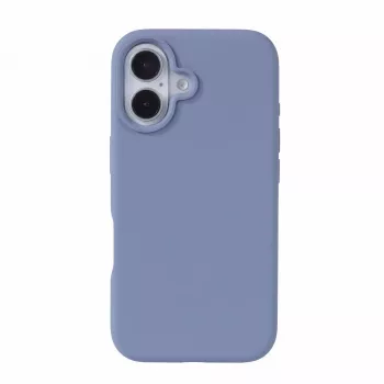 Evelatus Capa de Silicone Soft Touch MagSafe Premium para Apple iPhone 16 Cinzento Lavanda