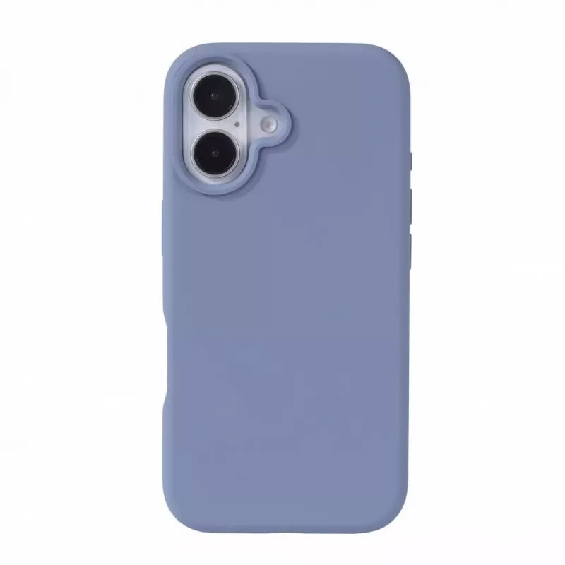 Evelatus Capa de Silicone Soft Touch MagSafe Premium para Apple iPhone 16 Cinzento Lavanda