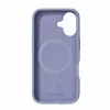 Evelatus Capa de Silicone Soft Touch MagSafe Premium para Apple iPhone 16 Cinzento Lavanda