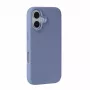 Evelatus Capa de Silicone Soft Touch MagSafe Premium para Apple iPhone 16 Cinzento Lavanda