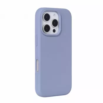 Evelatus Capa de Silicone Soft Touch MagSafe Premium para Apple iPhone 16 Pro Cinzento Lavanda