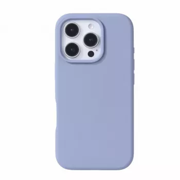 Evelatus Capa de Silicone Soft Touch MagSafe Premium para Apple iPhone 16 Pro Max Cinzento Lavanda