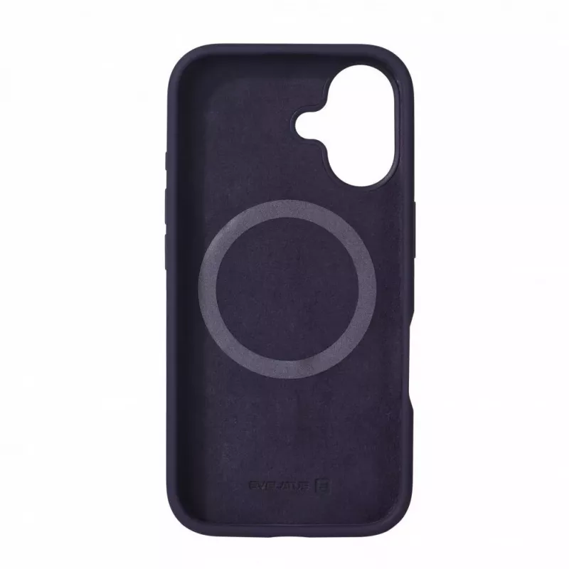 Evelatus Capa de Silicone Soft Touch MagSafe Premium para Apple iPhone 16 Roxo Profundo