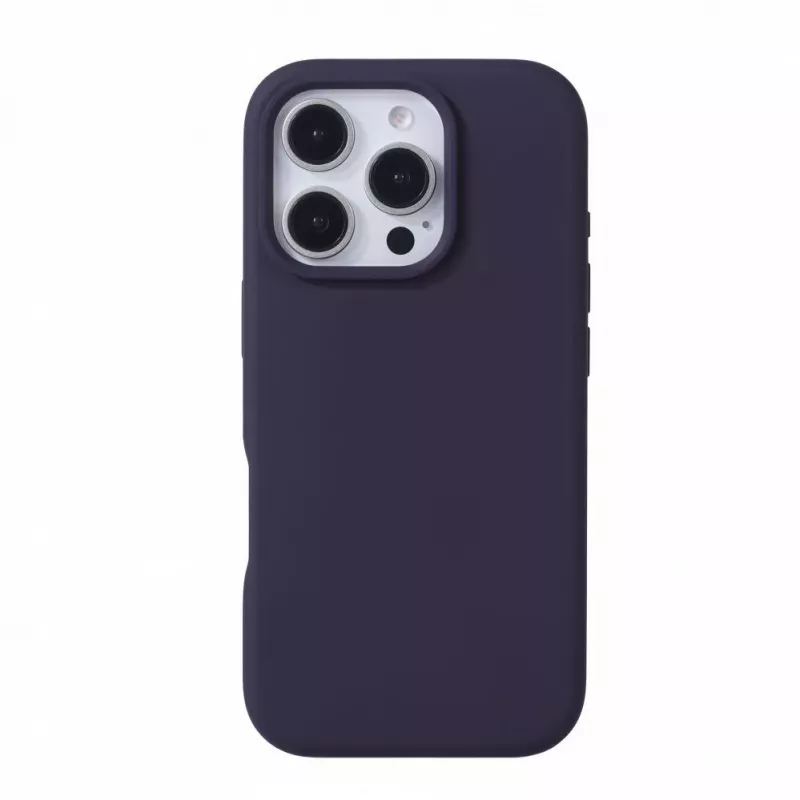 Evelatus Capa de Silicone Soft Touch MagSafe Premium para Apple iPhone 16 Pro Roxo Profundo