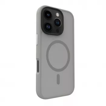 Evelatus Capa Híbrida com MagSafe PC+TPU para Apple iPhone 16 Pro Max Prateado