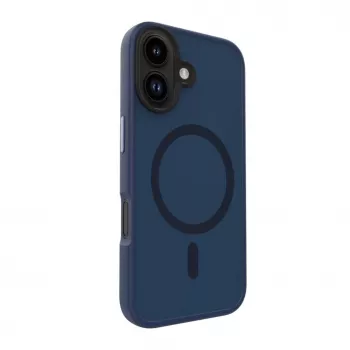 Evelatus Capa Híbrida com MagSafe PC+TPU para Apple iPhone 16 Azul-Escuro