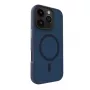 Evelatus Capa Híbrida com MagSafe PC+TPU para Apple iPhone 16 Pro Max Azul-Escuro
