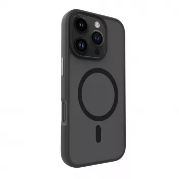 Evelatus Capa Híbrida com MagSafe PC+TPU para Apple iPhone 16 Pro Max Preto
