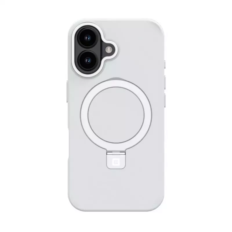Evelatus Capa Shield com MagSafe e Suporte para Apple iPhone 16 Prateado Mate