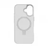 Evelatus Capa Shield com MagSafe e Suporte para Apple iPhone 16 Prateado Mate