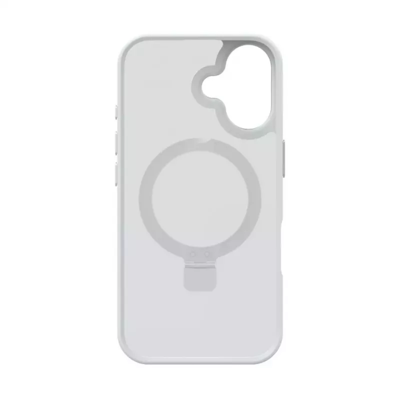 Evelatus Capa Shield com MagSafe e Suporte para Apple iPhone 16 Prateado Mate
