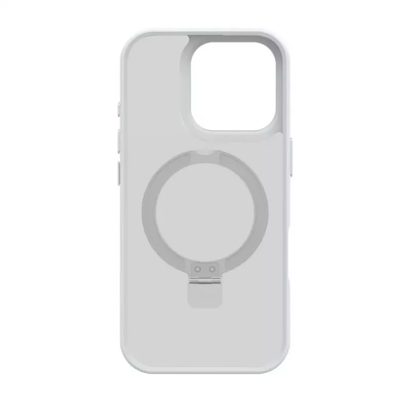 Evelatus Capa Shield com MagSafe e Suporte para Apple iPhone 16 Pro Prateado Mate