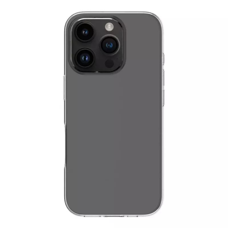 Evelatus Capa de Silicone Transparente 1,5mm TPU para Apple iPhone 16 Pro Transparente