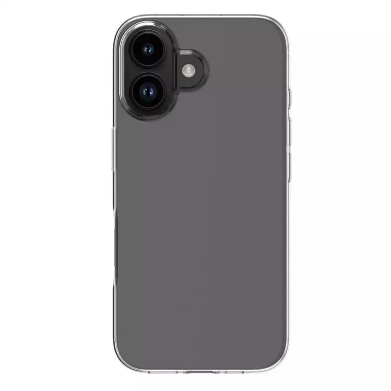 Evelatus Capa de Silicone Transparente 1,5mm TPU para Apple iPhone 16 Plus Transparente
