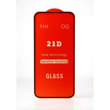 iLike Apple iPhone 16 Plus Full Glue 21D Tempered Glass Protetor de Ecrã (pack de 2) Preto
