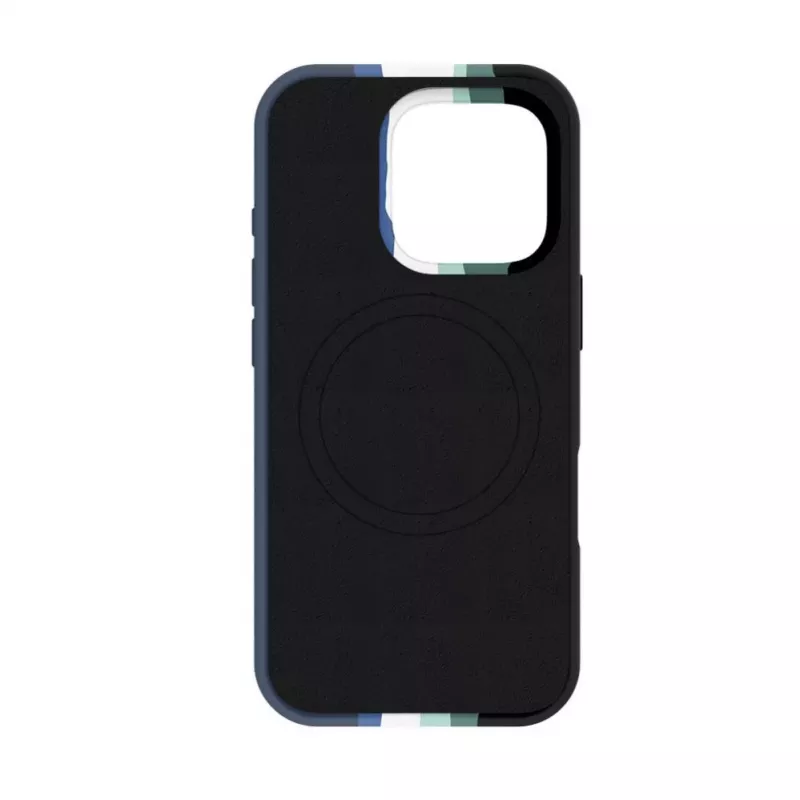 Evelatus Apple iPhone 16 Pro Capa de silicone multicolorida com MagSafe Aqua Blue