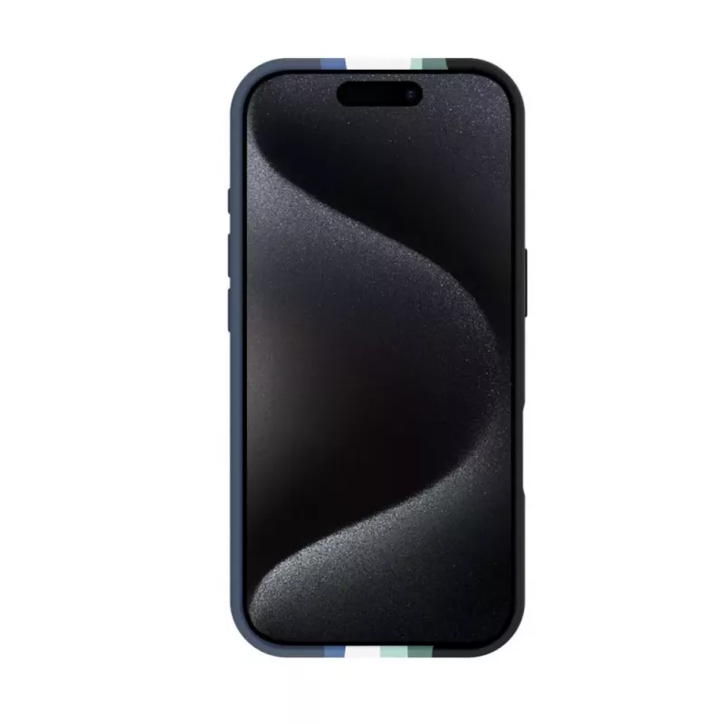 Evelatus Apple iPhone 16 Pro Capa de silicone multicolorida com MagSafe Aqua Blue