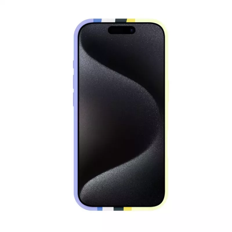 Evelatus Apple iPhone 16 Pro capa de silicone multicolorida com MagSafe Ceramic White