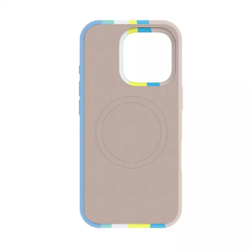 Evelatus Apple iPhone 16 Pro Max Capa de silicone multicolorida com MagSafe Beige Cream