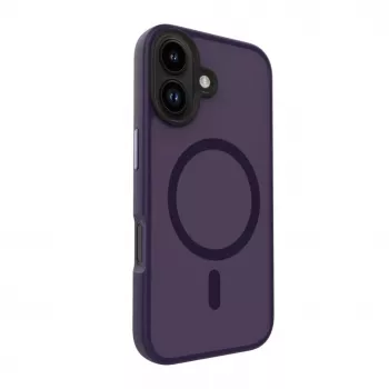 Evelatus Apple iPhone 16 Hybrid Case com MagSafe PC+TPU Roxo